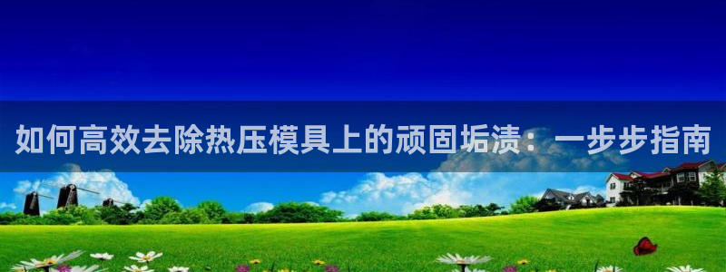 易倍单词app：如何高效去除热压模具上的顽固垢渍：一步步