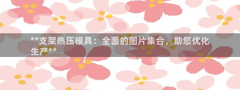 易倍单词官方网站下载：**支架热压模具：全面的图片集合，